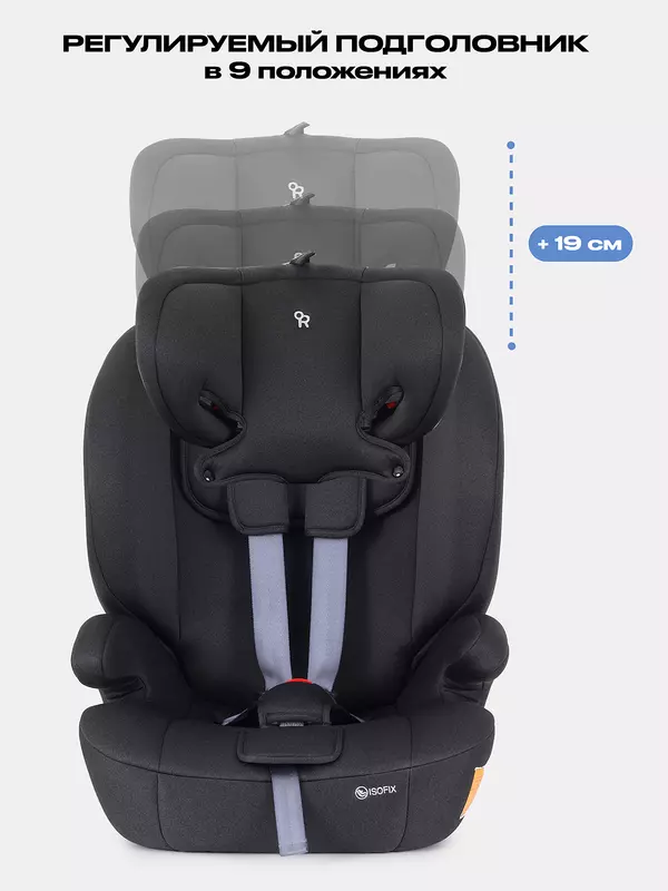 Автокресло Rant Basic Apex isofix 1-2-3 (9-36 кг) Grey