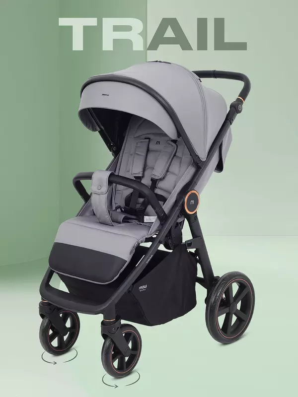 Коляска прогулочная Mowbaby Trail 2025 Grey